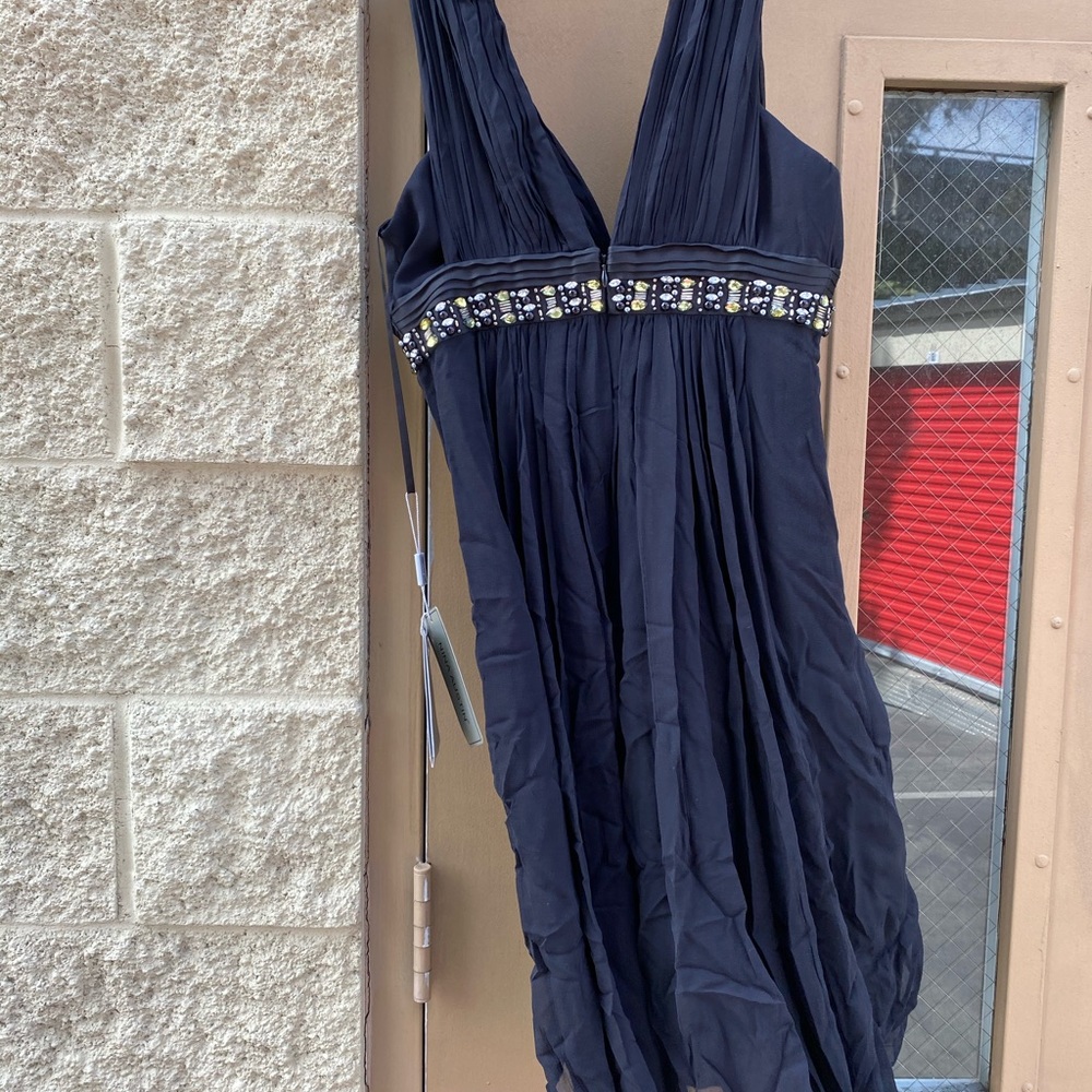 Nina Austin NWT Black Elegant Formal Dress Sz M - Picture 6 of 6